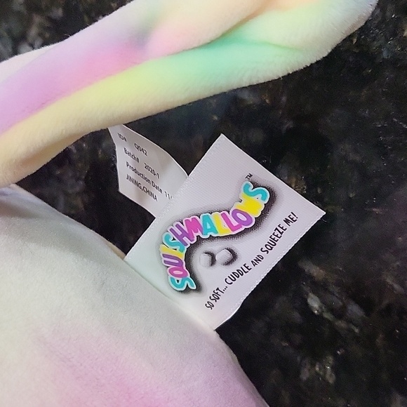 Squishmallows Cindy Tie Dye Kitty Easter 10" Plush Toy - Picture 3 of 3
